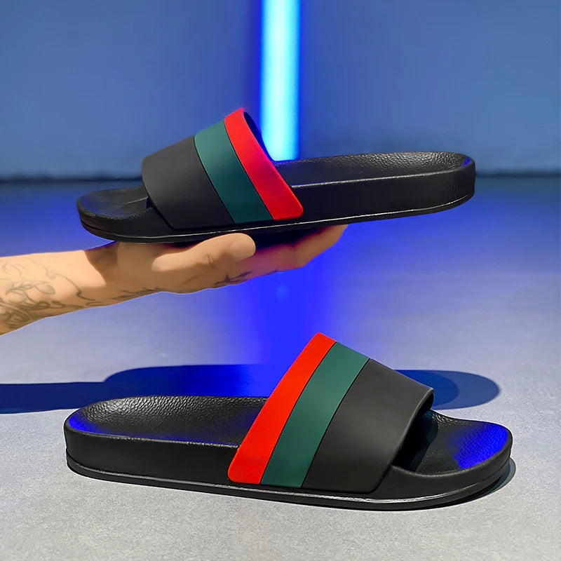 Summer beach slippers for men and women fashion comfortable EVA breathable sandals home indoor sandals plus size slippers 36-46
