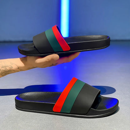 Summer beach slippers for men and women fashion comfortable EVA breathable sandals home indoor sandals plus size slippers 36-46