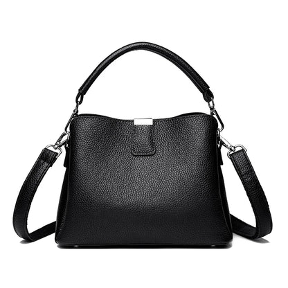 100% Genuine Leather Women Handbags Cowhide Women Shoulder bag Fashion Luxury Ladies Messenger Bags High Quality Female Tote bag