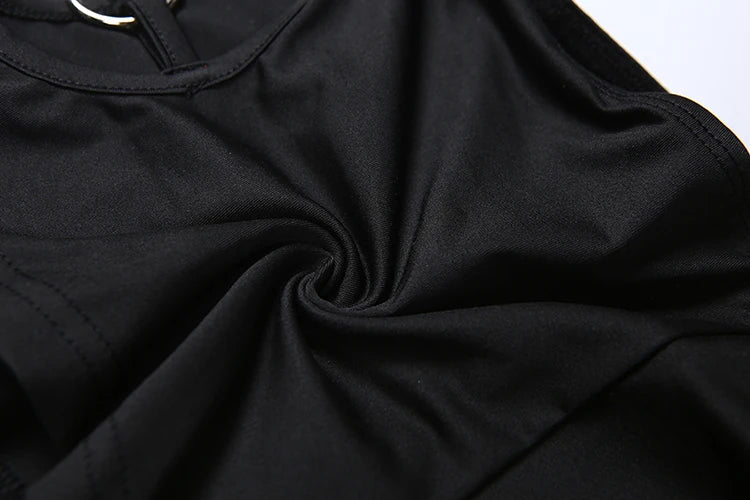 Weird Puss Sexy Hollow Halter Playsuits Women Summer Hipster Backless Bandage Sleeveless Sexy Skinny Elastic Clubwear Rompers