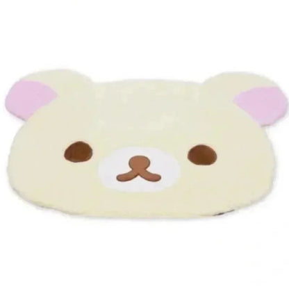 Rilakkuma Plush Floor Mat Soft Cartoon Cute Korean Bedside Rug Cozy Bedroom Carpet For Kids Teens Women Home Birthday Gift
