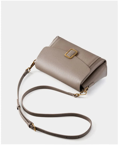 Women's Genuine Grade Cow  Leather Shoulder Crossbody Purse Bag Luxury Designer Ladies Underarm Bag Female Small Square Bag New
