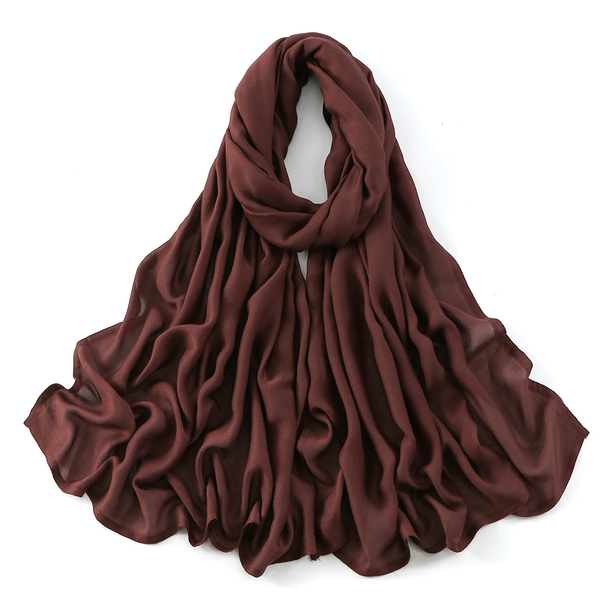 New Cotton Rayon Modal Hijab Scarf Women Big Size Muslim Headscarf Wraps Shawl Femme Musulman Headband Islamic Turban 185*75CM