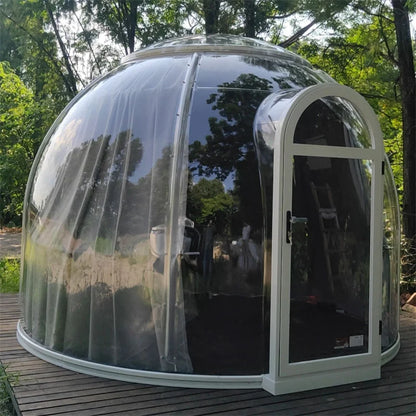 【Best-selling】Detachable Contemporary Villa/Mall Camping Outdoor Spherical Hotel Geodesic Glamping Bubble House Dome Tent