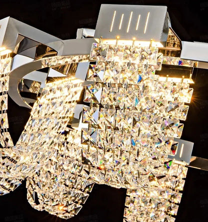 2025 New Home DecorationPendant Lights Luxury Crystal Living Room Chandelier Bedroom Pendant Lamp Ceiling Light  Indoor Lighting