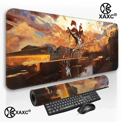 D-Disco E-Elysium Mouse Pad Large Gaming Mouse Pad Print Waterproof XXL Desk Mat For PC Laptop Non-Slip Desk Mat Carpet HYBXXC