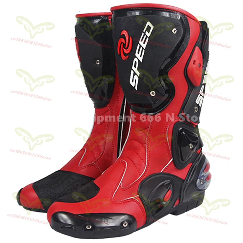 Riding Tribe B1001 Motorcycle Boots Professional Rally Racing Boots Motorbike Rider Biker Shoes Botas Motocross Protective Gear