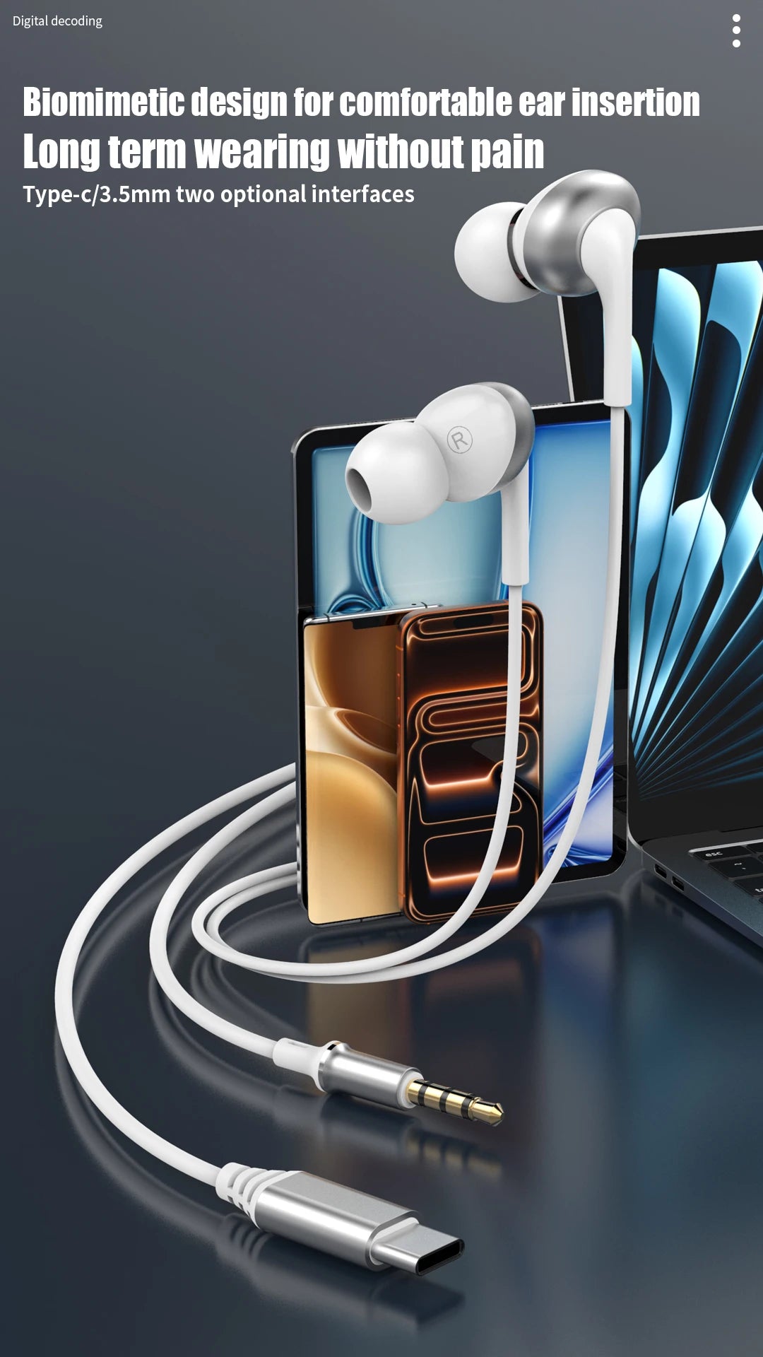 For Samsung Wired Headphones in Ear USB Type C Earphones 9d HiFi Stereo Earbuds For Galaxy S26 S25 S24 S23 S22 S21 Ultra A56 A54