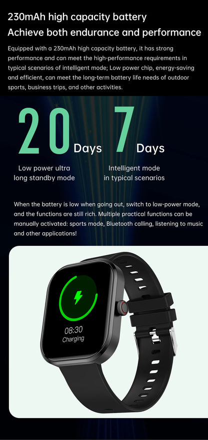 2026 New Smart Watches Women Full Touch Screen Bluetooth Call Waterproof Sport Fitness Tracker Lady Watches Smartwatch For Men