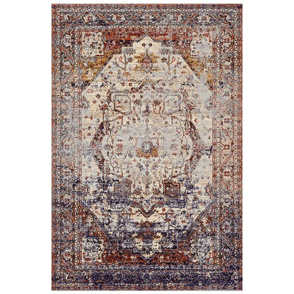 American Retro Style Rugs for Bedroom Large Area Living Room Decoration Anti-slip Carpet Washable Lounge Floor Mat Home Soft Rug