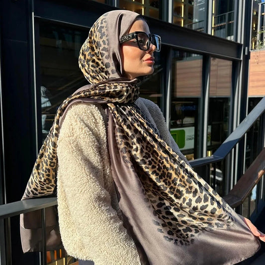Women Silk Lady summer Beach Scarf Luxury Design Print Shawl Scarves Fashion Smooth Foulard Female Hijab