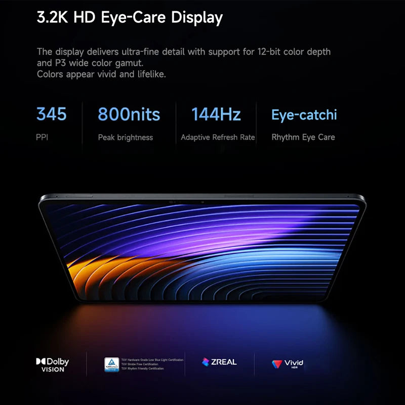 Xiaomi Pad 8 Pro 2025 11.2-inch 3.2K display Snapdragon 8 Ultra Edition  Xiaomi HyperOS 3 144Hz  9200mAh battery Tablet