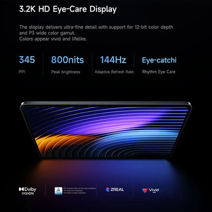 Xiaomi Pad 8 Pro 2025 11.2-inch 3.2K display Snapdragon 8 Ultra Edition  Xiaomi HyperOS 3 144Hz  9200mAh battery Tablet