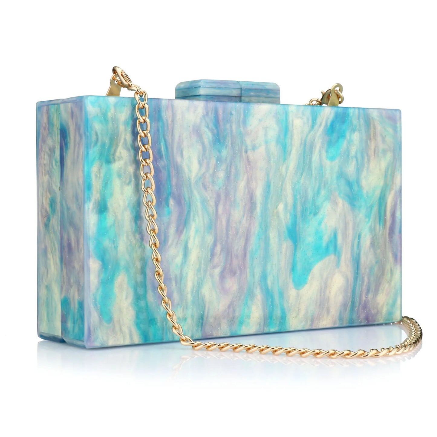 2026 New Acrylic Luxury Wedding Chain Handbag Women Box Clutch Evening Bags Chic Party Shoulder Crossbody Bags Ladies Dinner Dress Purses