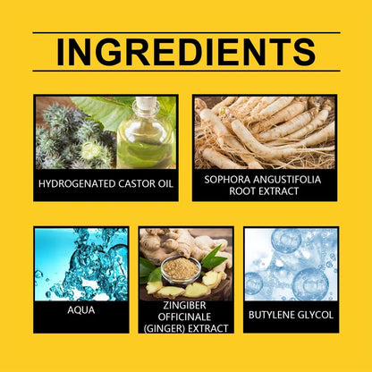 Ginger Hair Growth Essential Oil Anti-loss Hair Treatment Hair Regrowth Oil Fast Hair Promoting Regeneration Hair Care Women Men
