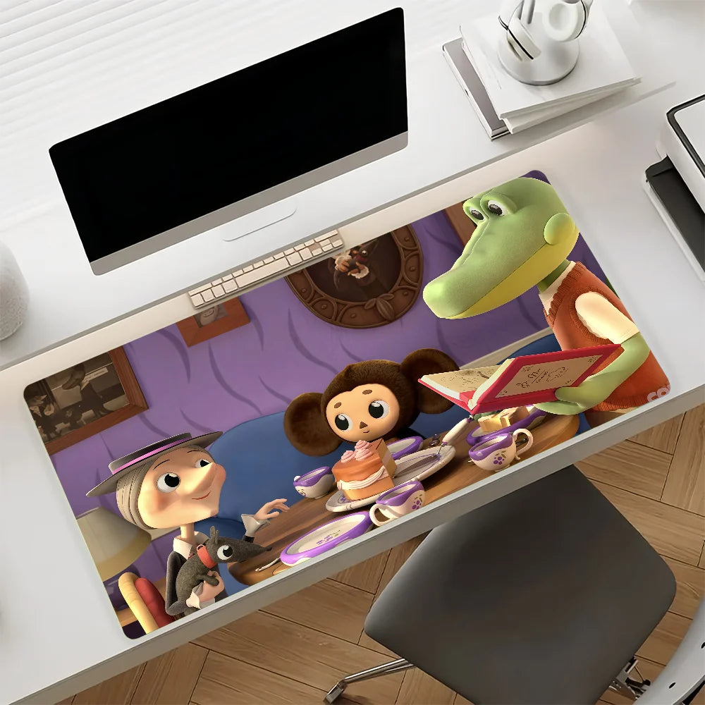 2026 Movie Cheburashka 2 Mouse Pad Non-slip Rubber Computer Mat Gamer Balance Decoracion Deskmat Laptop Office Large
