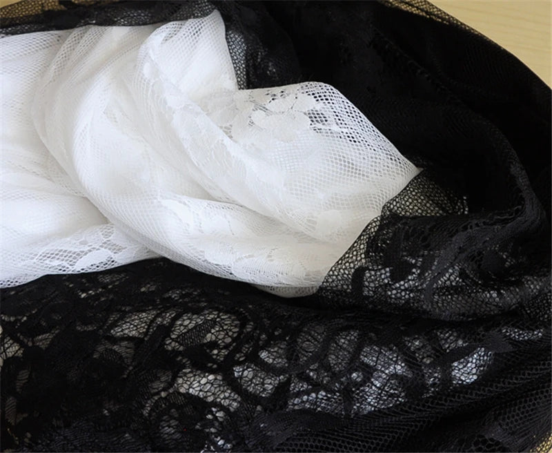 2023 New Fashion Summer Slips Women Casual Lace Transparent Midi Long Skirts Ladies Basic Skirt petticoat Underskirt
