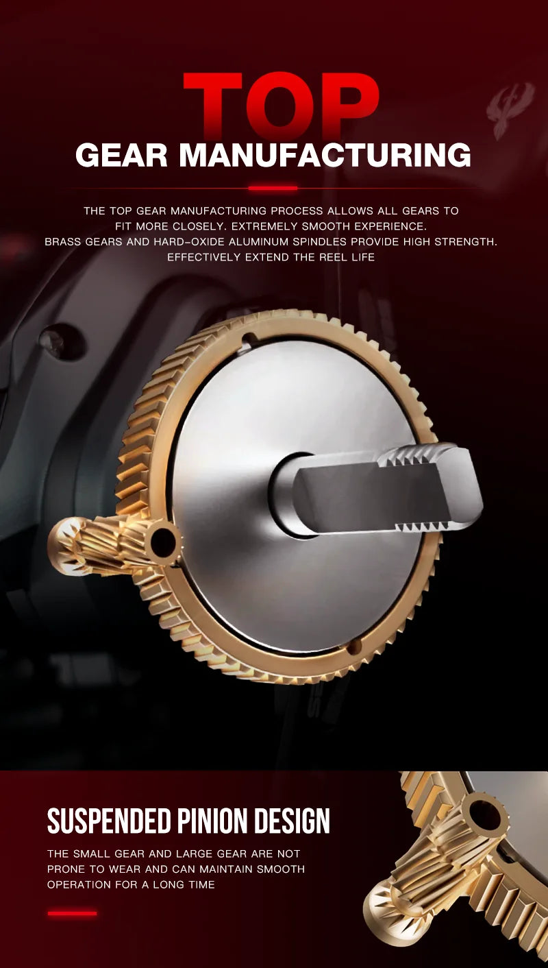 Seasir Commando Power Baitcaster Reel High Speed Gear Ratio 7.1:1  Drag 9kg New Generation Drag Clicker Fresh Saltwater Fishing