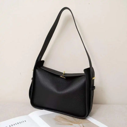 New Genuine Leather Luxury Designer Women Shoulder Crossbody Underarm Bags Cowhide Ladies Large Capacity Tote Bag Fashion Purse