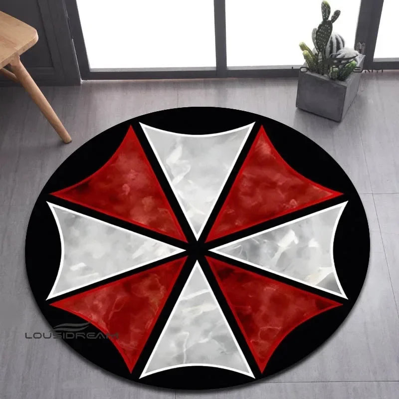 MINISO Biochemical Umbrella Round Carpet Non -slip Carpet Bedroom Decor Living Room Decoration Outdoor Rug Birthday Gifts INS