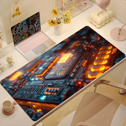Mechanical Circuit Board Inside M-Motherboard  Mouse Pad Non-slip Thickened Large Writing Lockedge Gaming Cushion Office Student