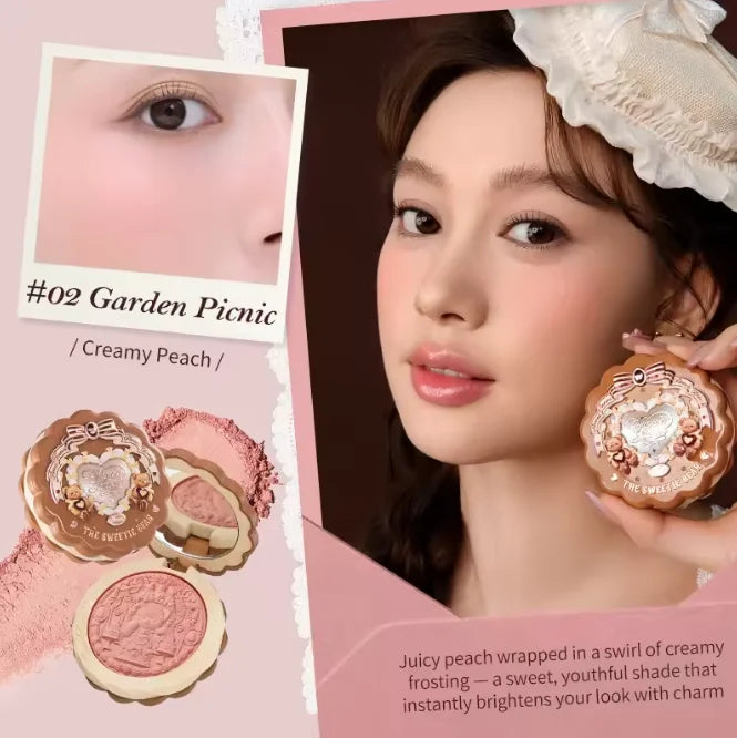 Flower Know Little Angel Collection Makeup Gift Box Eyeshadow Blush Cream Matte Lipstick Highlighter Full Kit All In One