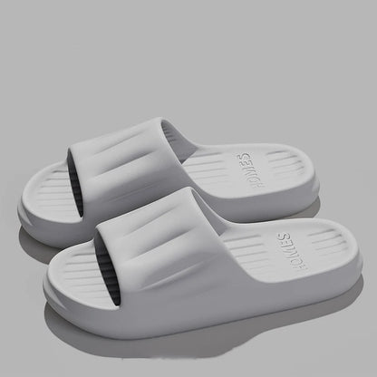 Men Summer Concise EVA Slippers women Soft Home Slides Couples Bathroom Non-slip Sandals Couple Comfortable Outdoor Beach Shoes