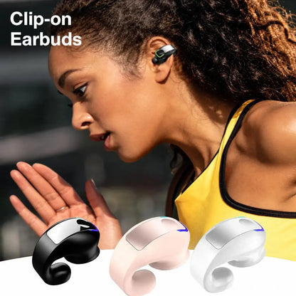 Clip On GD28 Bluetooth Earphones With No In Ear Design Single Ear Hanging Style For Business And Sports Bluetooth Earphones