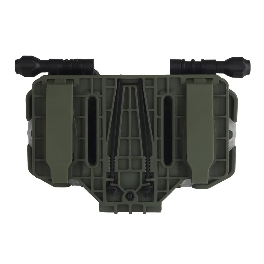 Tactical Militar Outdoor Survival Compass for MOLLE Mobile Phone Holder Navigation Board Foldable Admin Panel Hunting Vest Gear