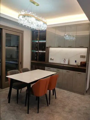LED Postmodern Golden Chrome Silver Round Oval Crystal Chandelier Lighting Suspension Luminaire Lampen For Dinning Room