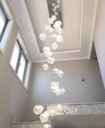 Light luxury home decoration pendant light, staircase light, living room pendant light, dining room light, indoor lighting