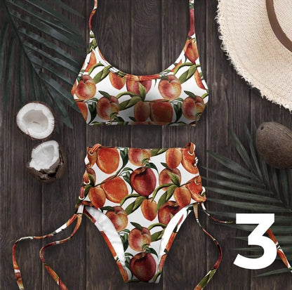 Bandage Bikini Sport Swimwear Women Swimsuit High Waist Bikini Set Push Up Maillot De Bain Femme Beachwear 2026 Bathing Suit