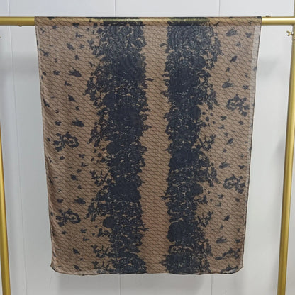 New Double-sided Print Modal Hijab Scarf Watercolor Leopard Prairie Hide Print Hijabs for Women Muslim Fashion Turbans for Women