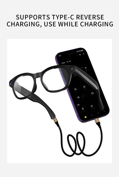2026 Smart Glasses 8 Megapixel HD Supports Live Broadcast Shooting And Recording Audio And Video Call Translation Smart Glasses