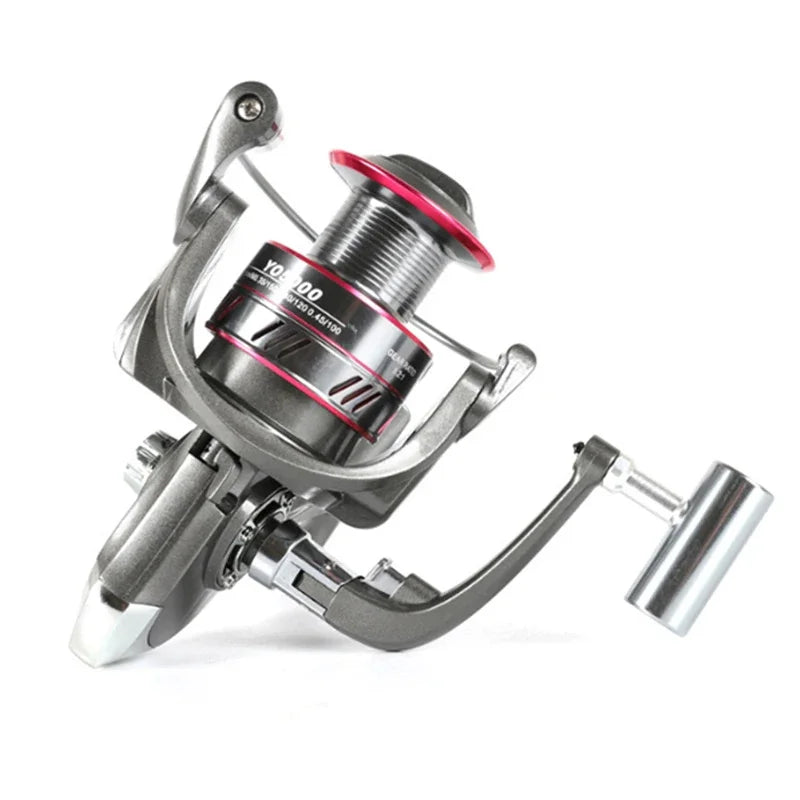 1000-7000 Series Metal Wire Cup 5.2:1 Gear Ratio, 26LB Max Drag, Spinning Fishing Reel, For Freshwater Saltwater Carp Fishing