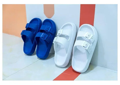 Cushion Sandals Women Men Cloud Soft Sole Slides Platform Slippers Eva Outdoor Sandals Non-slip Home Ciabatte Uomo Flip Flop