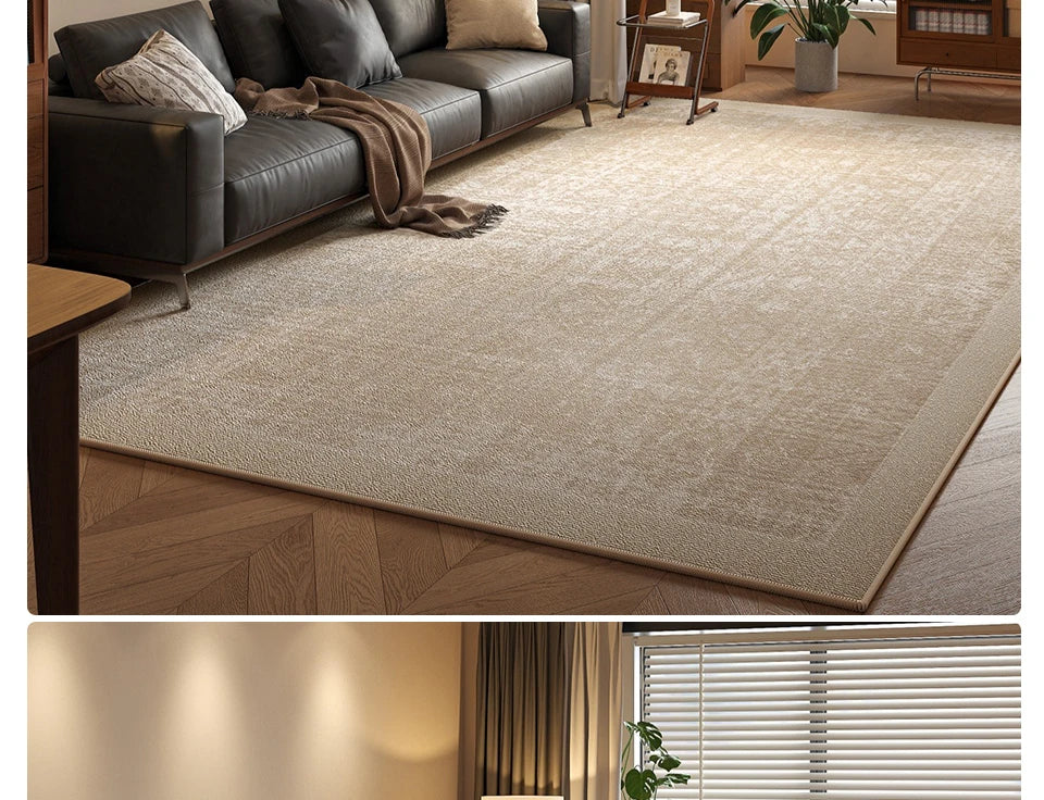 Large Area Carpet For Living Room Rug Bedside Bedroom Floor Mat Loop Pile TPR Non-Slip Waterproof Rugs 카페트 거실 대형 Alfombra Salón