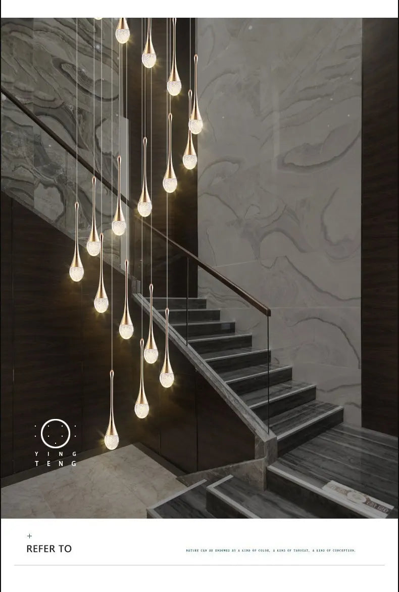 Modern Bubble Crystal Pendant Lights Indoor Hanging Lamp For  Kitchen Island Dining Living Room Bar Cafe Pendant Lamp Home Decor