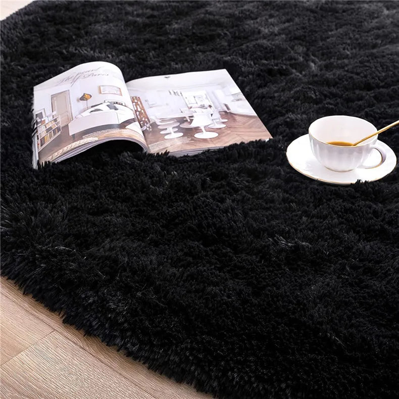 Round Fluffy Soft Area Rugs for Kids Room Princess Castle Plush Shaggy Carpet Cute Circle Nursery Rug Home Decor Circular Carpet