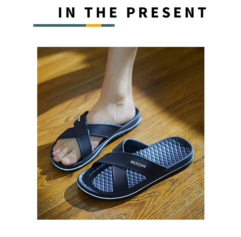 Men's Shoes Straps Comfy Open Toe Breathable Slippers Light Non Slip Durable Soft Sole Slides for Men Outdoor Activities Sandals