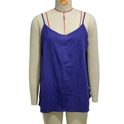 Women's Summer Thin Cotton Linen Style Camisole Fashion Sling Tops Harajuku T-shirt Women Clothing Casual Tank Top Streetwear