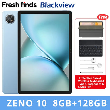 Blackview Zeno 10 5G AI Tablet 11-inch FHD+ 90Hz Display Widevine L1 UNISOC Tiger T8200 8800mAh Quad Speakers Android 15 Pad PC