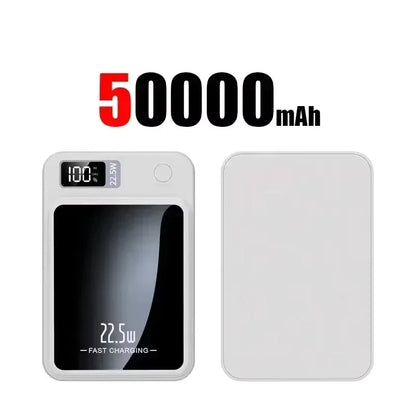 Lenovo PD22.5W Fast Charging Magnetic Wireless 500000mAh Large Capacity External Battery Power Bank For iPhone Samsung