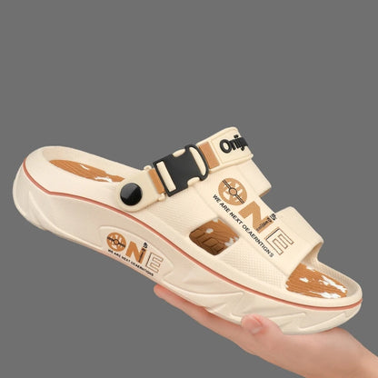 Summer Men's Slippers Outdoor Sandals Beach Comfortable EVA Soft Slides Clogs Casual Garden Shoes Men Women Indoor Home Slippers