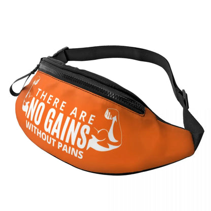 Powerhouse Gym Fanny Bag Custom Bodybuilders Fitness Crossbody Waist Pack Men Women Cycling Camping Phone Money Pouch
