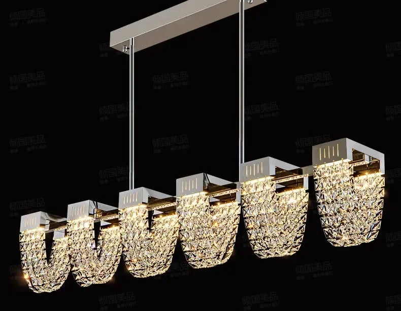 2025 New Home DecorationPendant Lights Luxury Crystal Living Room Chandelier Bedroom Pendant Lamp Ceiling Light  Indoor Lighting