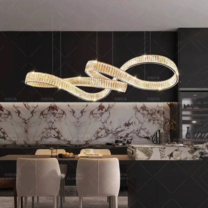 home decorationPendant lights, luxury crystal living room chandelier, dining room Pendant lamp, ceiling light, indoor lighting