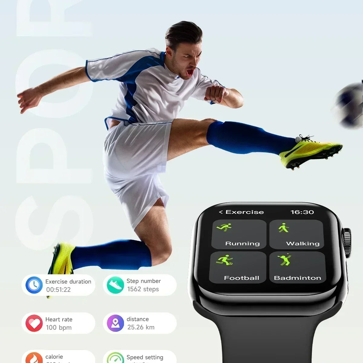2026 Series 10 Watch 10 GPS Smart Watch Memory Music Video Bluetooth Call Heart Rate Waterproof NFC Smartwatch For Apple Android