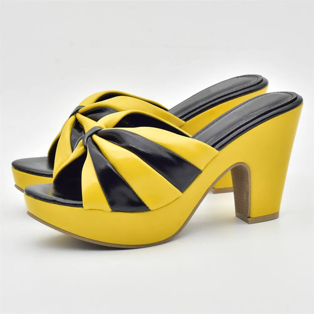 Italian Shoes and Bags Matching Set High Heels Women Wedges Shoes for Women Nigerian Party Women with Bag Set Plus Size Heels 42