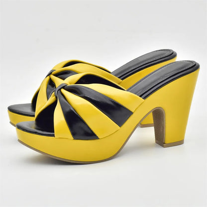 Italian Shoes and Bags Matching Set High Heels Women Wedges Shoes for Women Nigerian Party Women with Bag Set Plus Size Heels 42